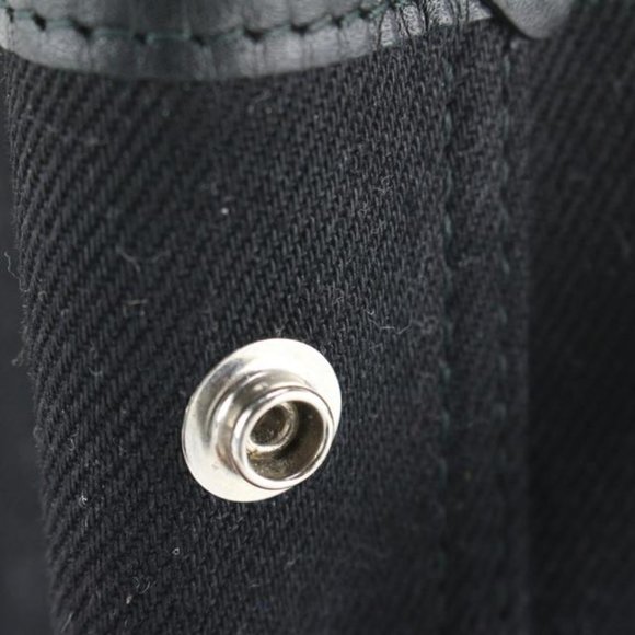 Balenciaga Black Canvas x Calfskin XS Navy Cabas 2way Crossbody 89ba629s - Picture 10 of 12